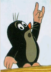 Krecik puka w...drzwi binarnie