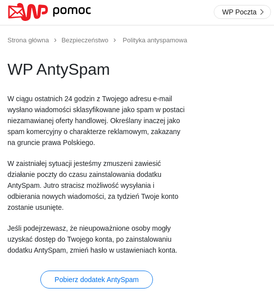 Strona na androidzie